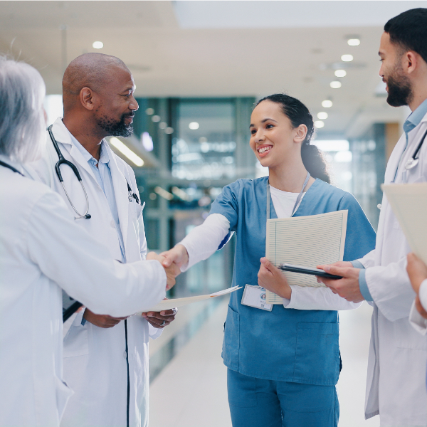 Gruppe von medizinischem Fachpersonal